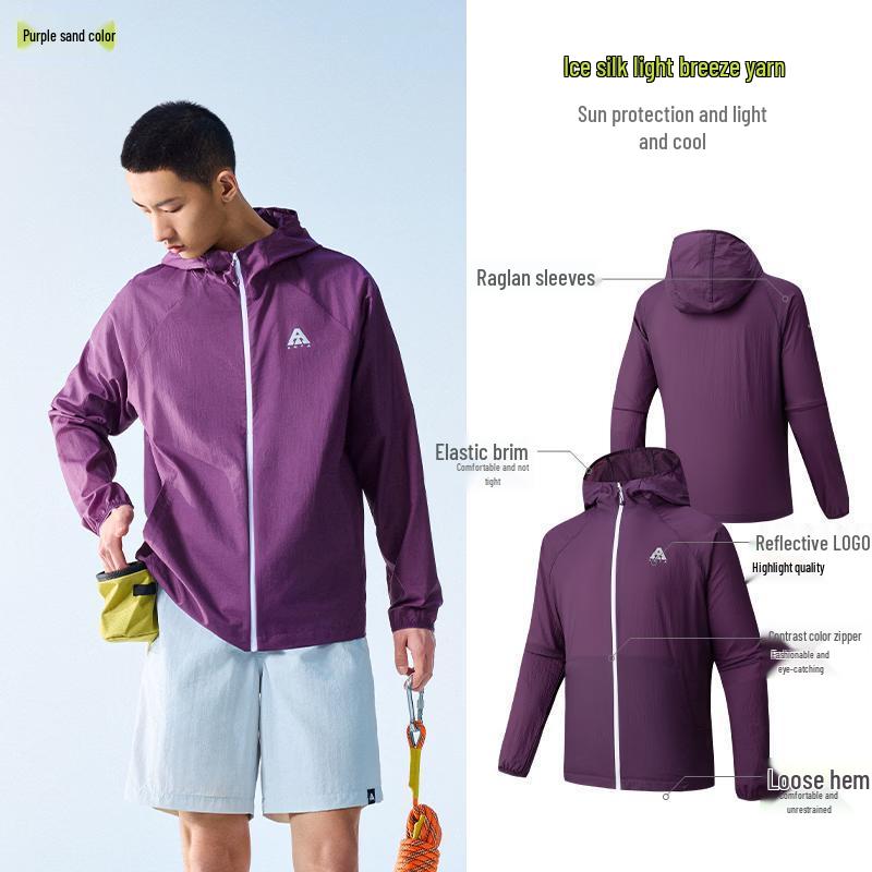 Anta Light Shell 3.0 Outdoor UPF 50+ Hooded Sun Protection Jacket 170/M