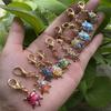 10/12pcs DIY Charms Turtle Key Chain Metal Mini Tortoise Pendant Tortoise Keychains  Small Gifts