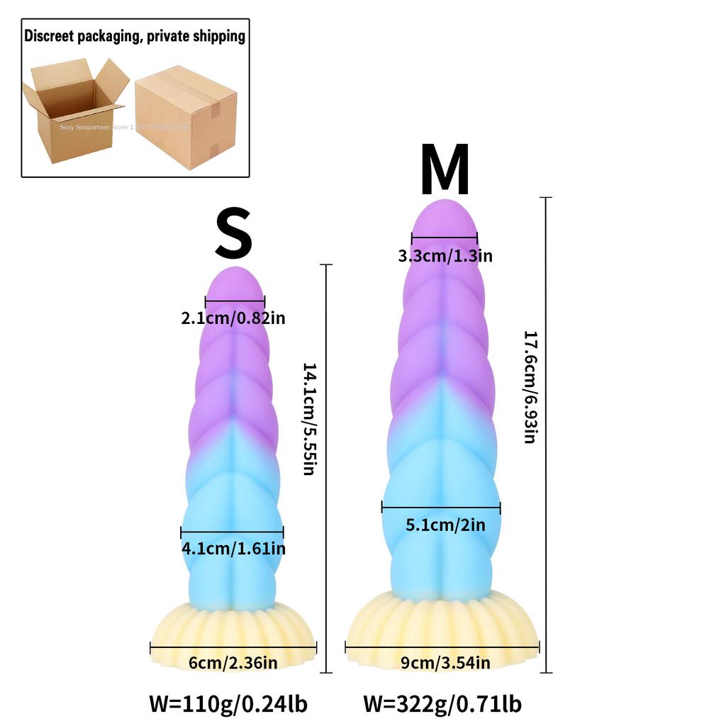 NEW Luminous Anal Plug Female Masturbator Expansion Anal Dildos for Women Soft Silicone Butt Plug Gay Sex Toys Prostate Massager
