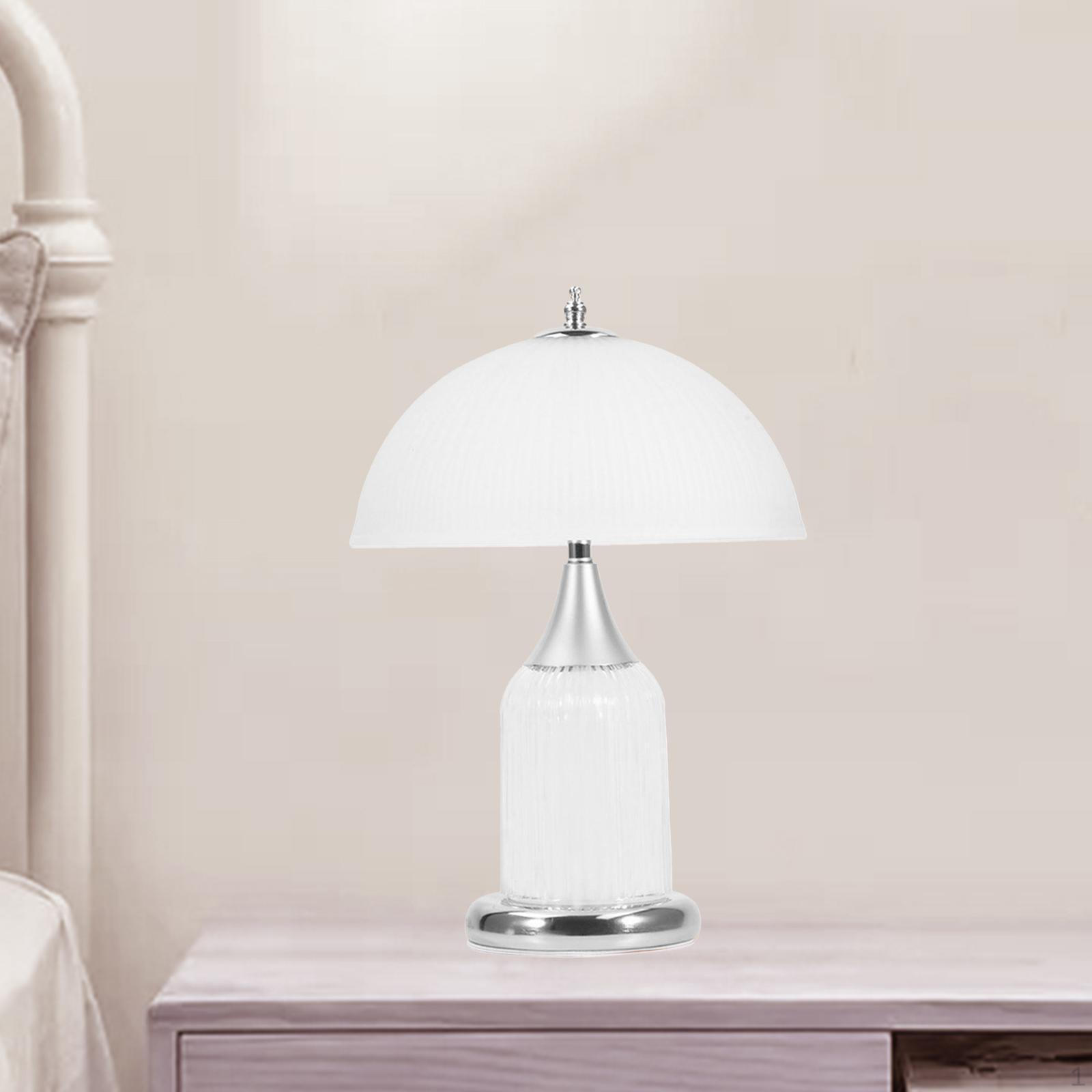 

Light Luxury Table Lamp Bedside Creative Nordic Design Desk NightStand for срібний