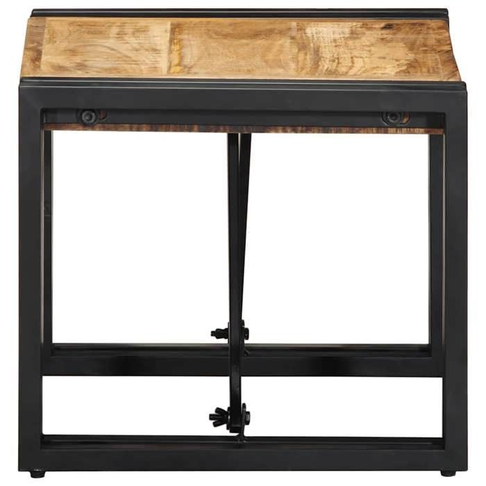 VidaXL Coffee Table 40x40x35 Cm Solid Raw Mango Wood, Side Table, Living Room Table, Accent Table, End Table, 4016682