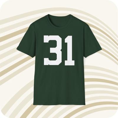 Jim Taylor #31 Green Bay Packers Jersey Unisex T-shirt - Front & Back Print