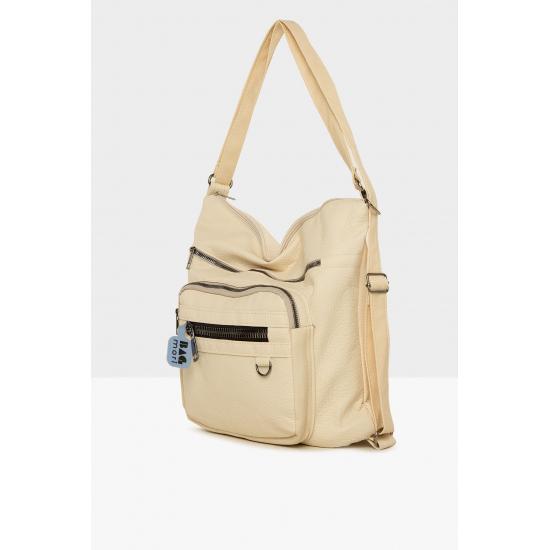 Bags and Suitcases Red Women's Large Single Pocket Loose Strap Hand, Shoulder And Backpack