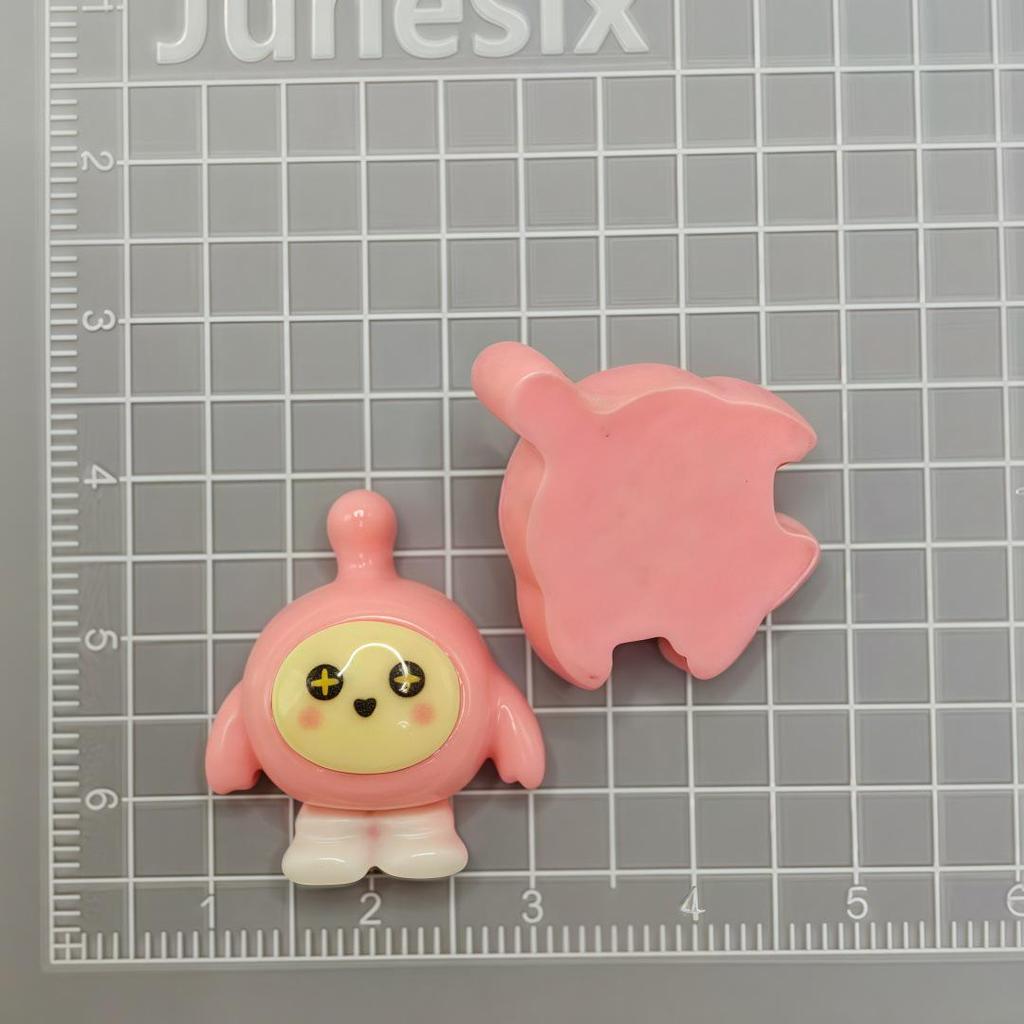 DIY Dekor: Harz Ei Junge Cartoon Magnet & Haarspangen Set