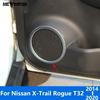 Car Accessories For Nissan X-trail Xtrail Rogue T32 2014-  Chrome Interior Door Loudspeaker Audio Speaker Cover Trim
