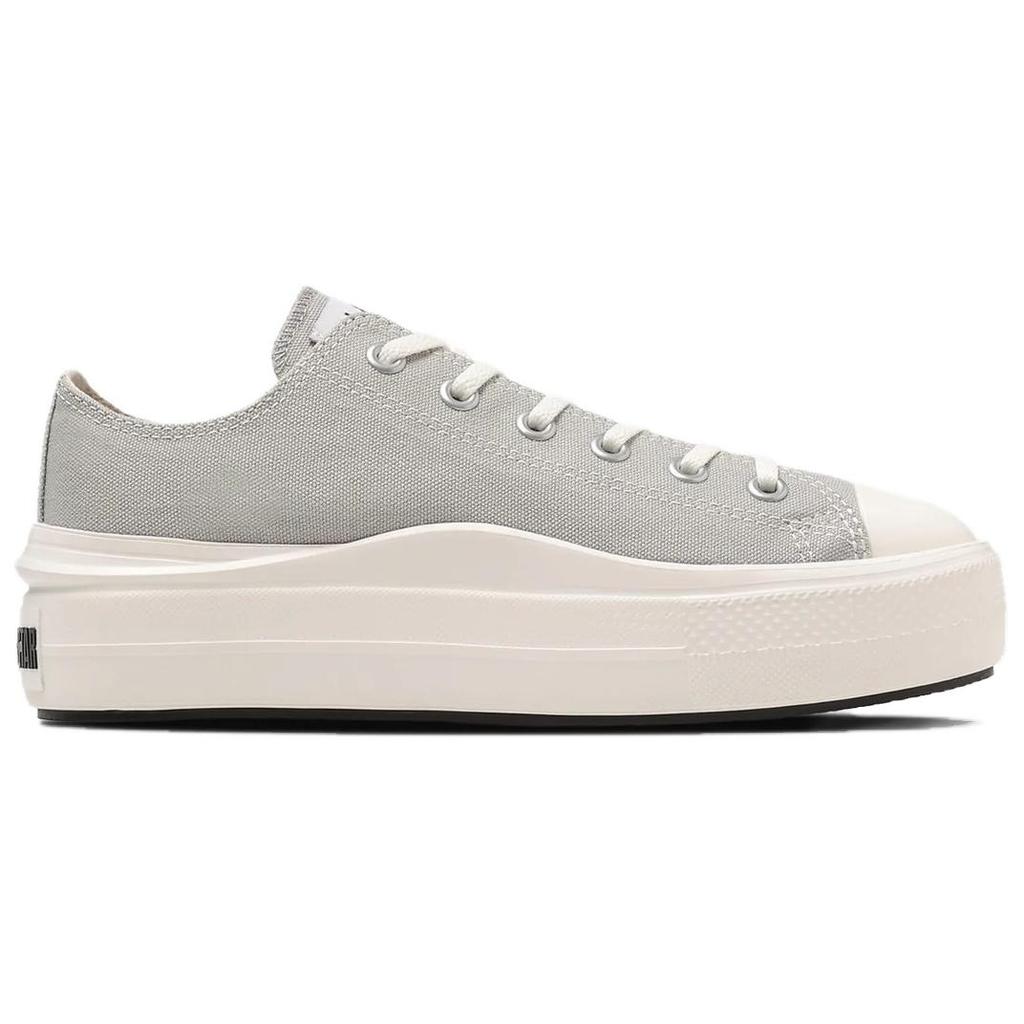 Converse All Star Light Plts 2 Ox Comfortable Versatile Low Top Canvas Shoes Women Sneakers Gray 31312532-215