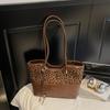 Autumn New Fashion Shoulder Bags, Crossbody Bags, Retro Contrast Color Fashion Suede Tote Bucket Bags