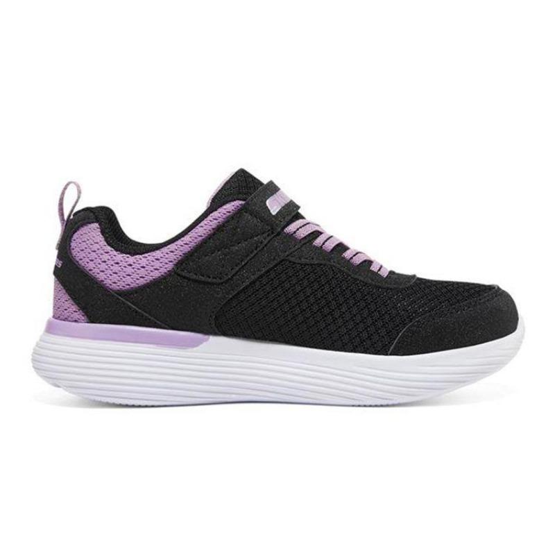 Skechers Kids Go Run 400 V2 Kids Low Top Running Shoes Black Purple 302537L-BKLV