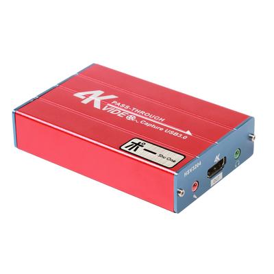 ShuOne לכידת USB HDMI לכידת משחקים תמיכה בווידאו HD 1080P לולאת HDMI מיקרופון אודיו תואם ל-Windows 7 8 10 PS3 PS4 Xbox Wii U Linux YouTube