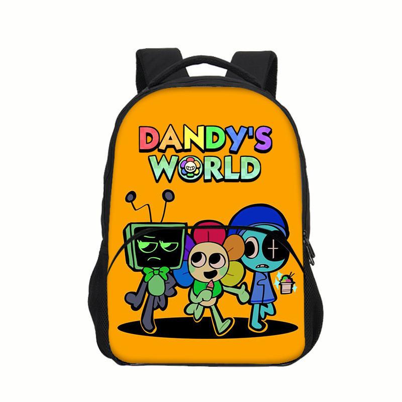 Dandys World Roblox Kids School Backpack With Printed Nylon For Elementary Students