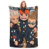 Inazuma Eleven Axel Blaz Gouenji  Plush Blankets Girls Boys  Flannel Throw Blanket Bed Soft Customized Quality Bedspread Gift