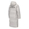 Li Ning Sports Lifestyle Series Back Letter Zipper Hooded Long Down Jacket Unisex Outerwear AYMU277-2