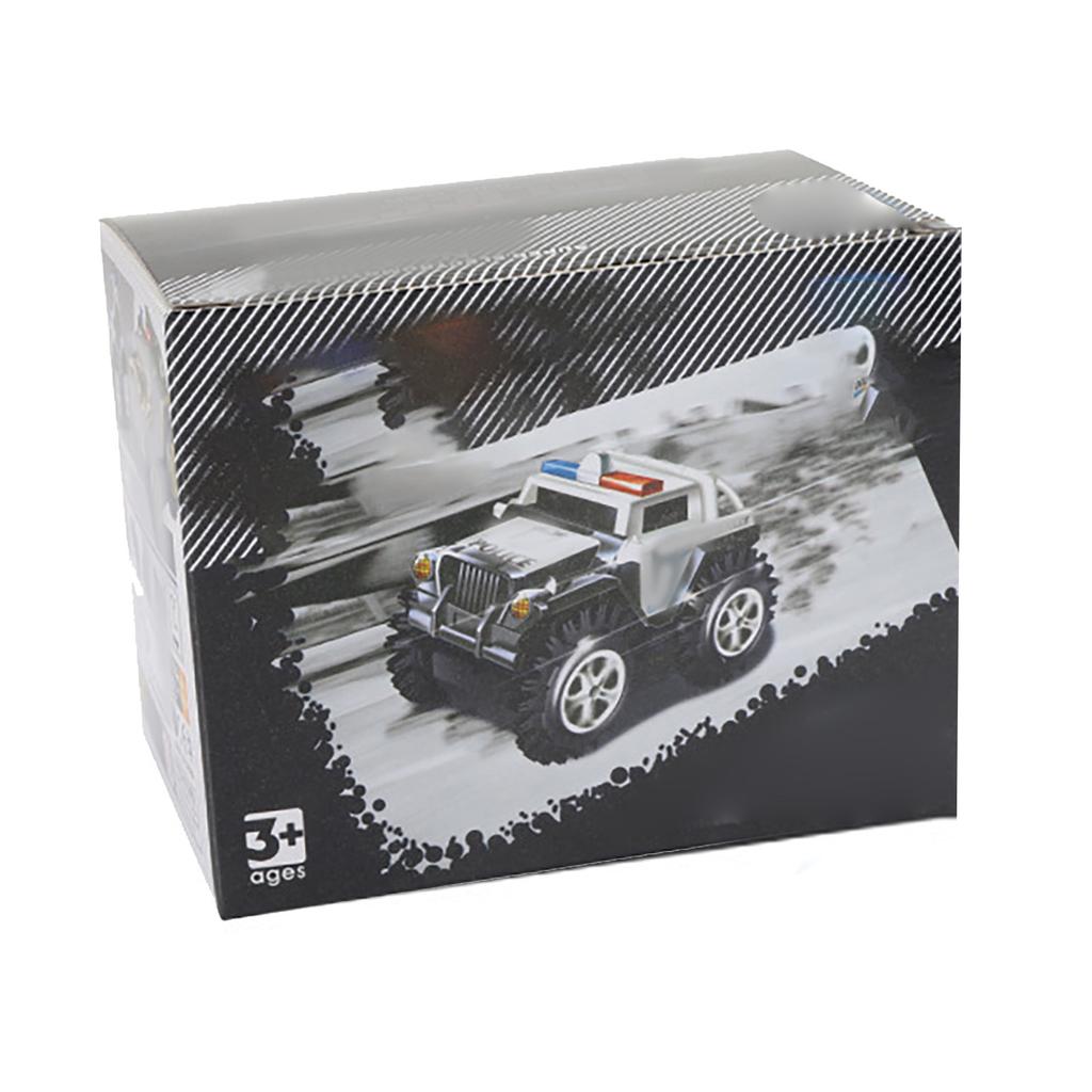 Kids Electric Flipping Truck Automatic Flipping Stunt Simulation Policed   Flipping Vehicle Toy for Boys Girls