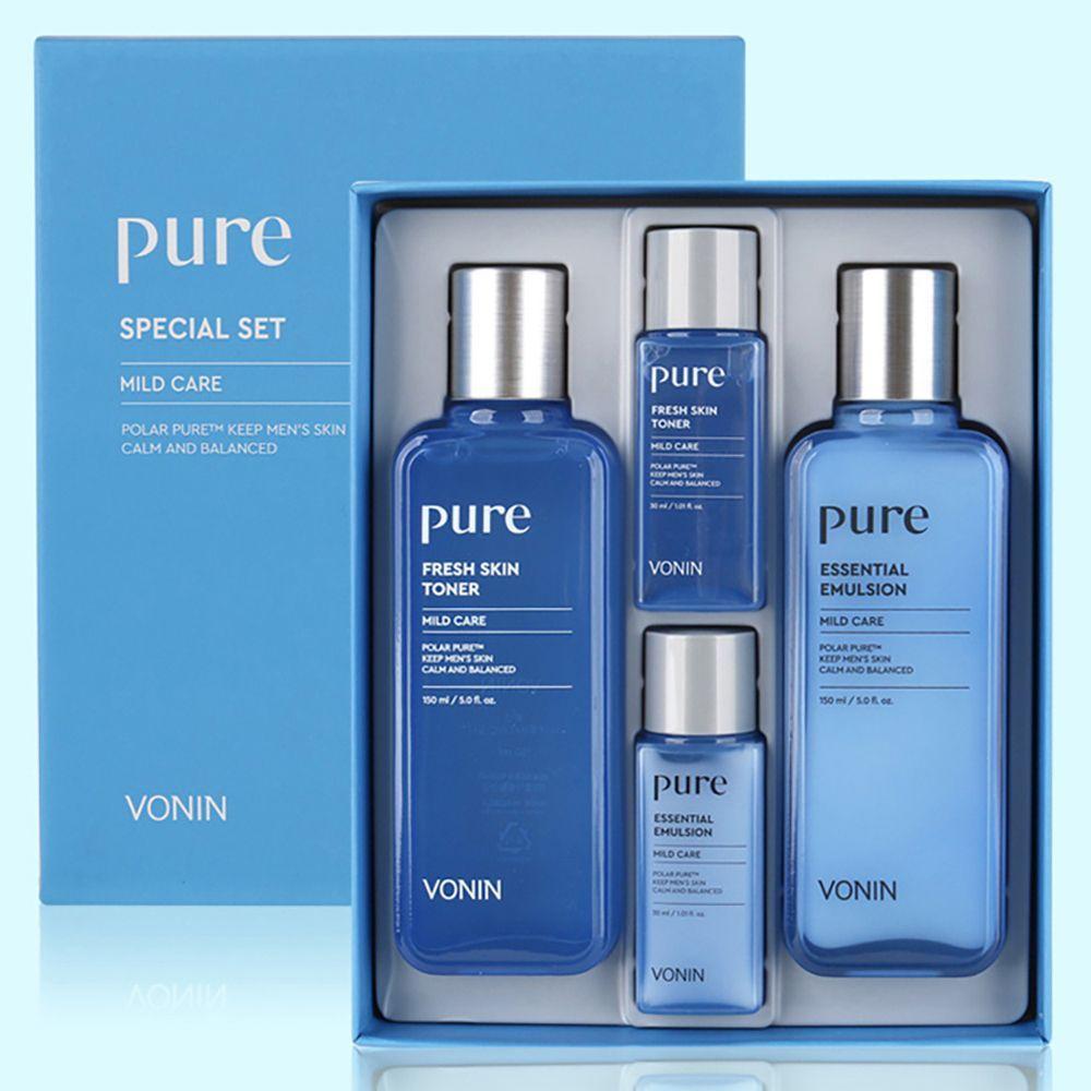 

VONIN Gentle, non-sticky, refreshingly absorbent men s cosmetics 2-piece set