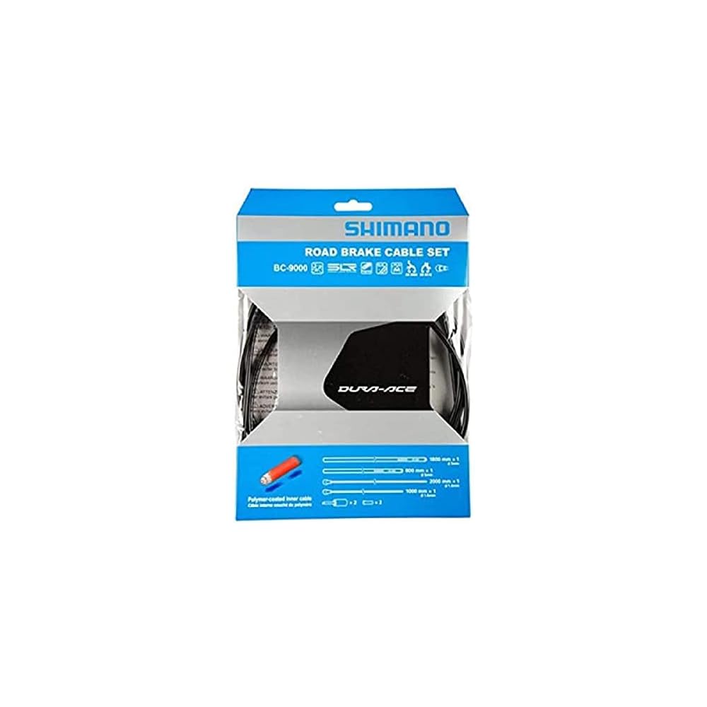 Shimano BC-9000 Polymer Coated Brake Cable Set Black Y8YZ98010