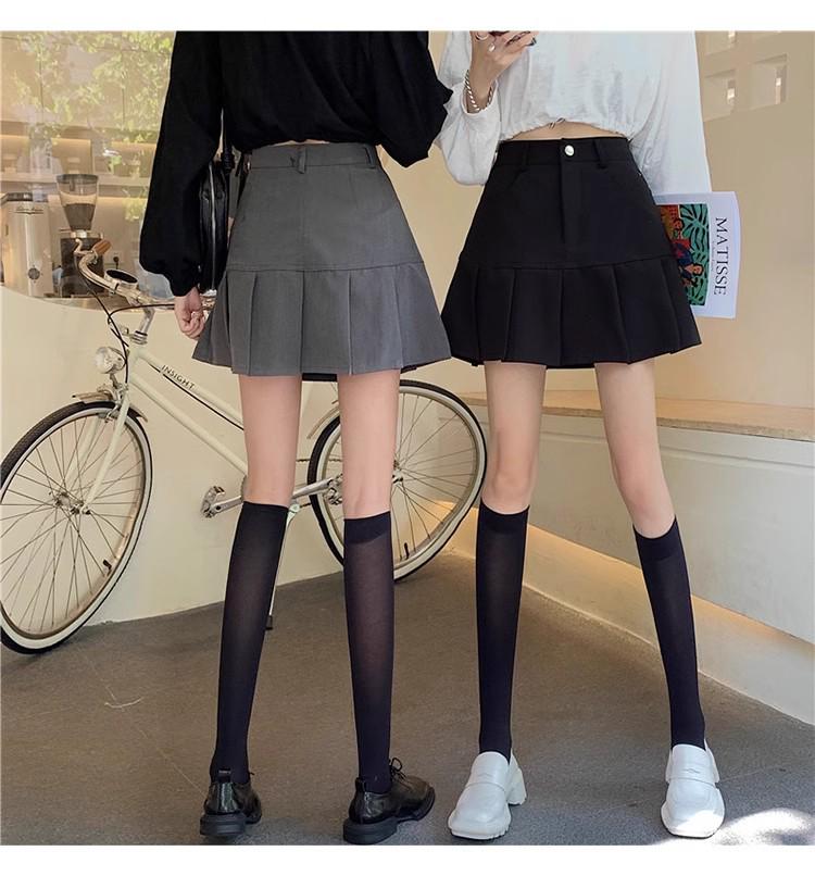 2024 Summer Women's High-Waisted Pleated Mini Skirt - Versatile, Fashionable, and Slimming Design