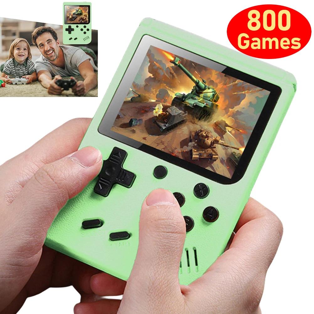 800 Games Handheld Video Game Console 3 Inch TFT Screen with 500/400 FC Classic Games Nostalgic Games Console for Kids and Adult