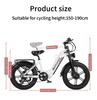 Nathaniel SYR08 Stadtelektrofahrrad, Doppelmotor 2000W, 20x4.0 integrierte Räder, 48V20AH, Schnee-/Sand-Outdoor-Fahrrad