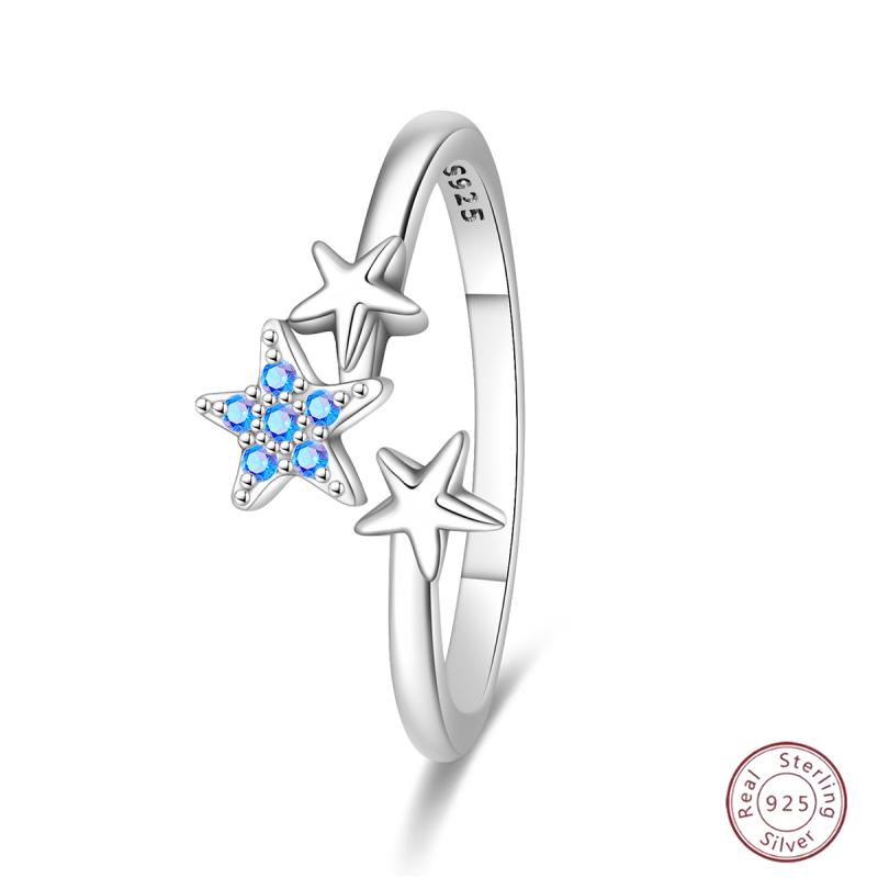 New 925 Silver Open Ring Hollow Rose Infinite Love Simple Ring Women Wedding Engagement Party Jewelry Gift