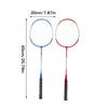 2Pcs Rackets + 1 Racket Bag Badminton Raet Set For Beginners Children Adults Included Iron Alloy Durable Sports Racquet