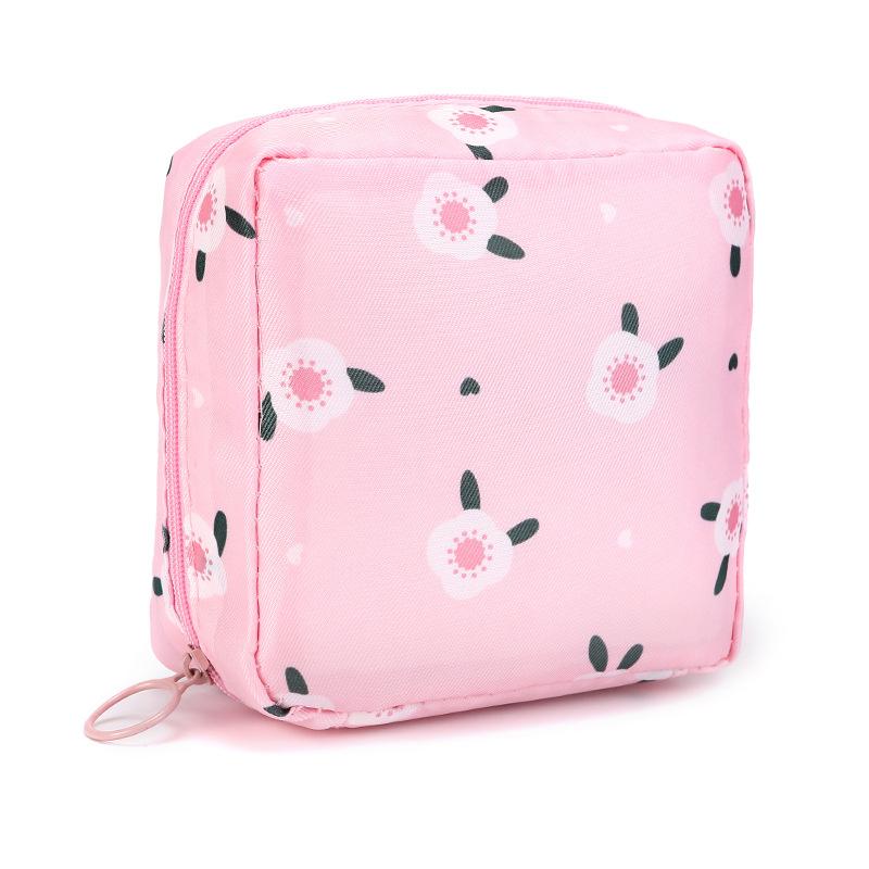 Cute Cartoon Tampon Storage Bag Girls Menstrual Portable Bag Sanitary Napkins Storage Large Capacity Small Bag