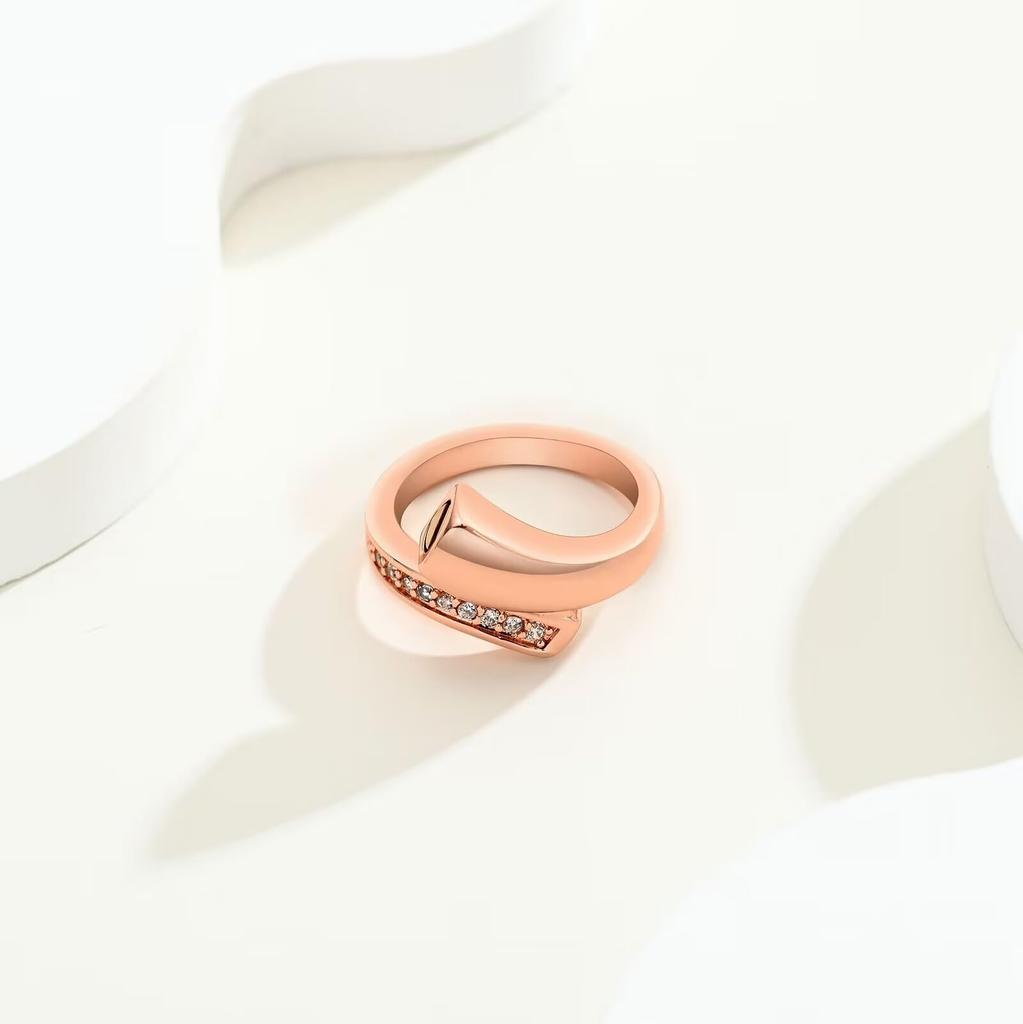 [QGJNSGC] Infinity Urn Ring, Cremation Ring for Ashes, Stainless Steel, for Women and Men, Human and Pet Ashes Holder, Funeral Keepsake Jewelry (Rose