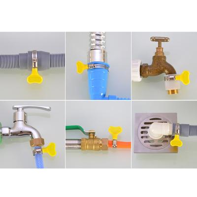 36pcs Key Type Adjustable Stainless Steel Hose Clamp Kit Plastic Handle Mutiple Size Clamps For Natural Gas Pipe