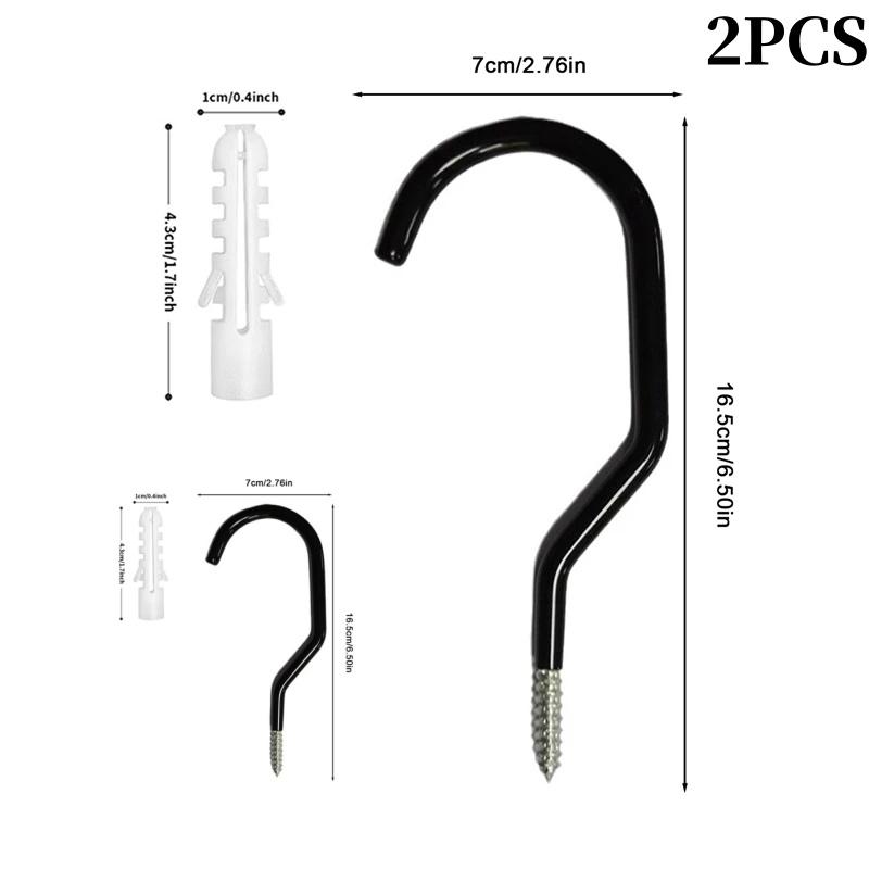 

2/6 шт. настенный крючок для велосипеда, прочный металлический крючок, органайзер для гаража, пряжка для парковки велосипеда, садовая, внутренняя, противоскользящая настенная стойка