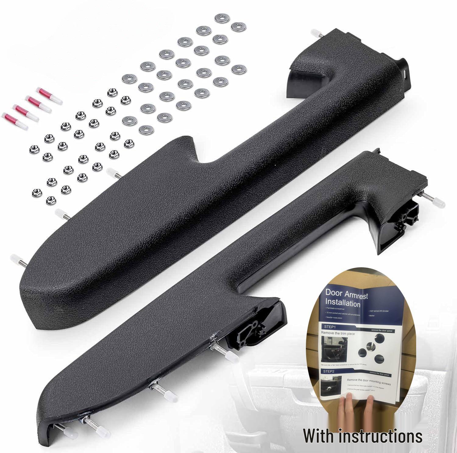 Front Row Armrest & Window Lifter Panel Repair for 10-14 Chevrolet GMC - Part 22818. Left Side (Driver)