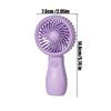 Mini Handheld Fan 3-Speed Strong Wind USB Rechargeable Long Lasting Portable Desk Fan For Students Office Outdoor Travel Camping