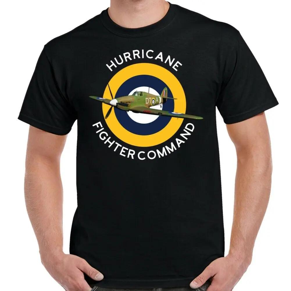 

WWII RAF Hurricane MK1 Fighter Aircraft T Shirt New 100 Cotton Short Sleeve ONeck Casual Tshirts Loose Top Size S3XL S