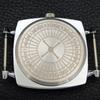 VINTAGE REFURBISHED HAND-WINDING ROULETTE SWISS MENS WHITE DIAL WATCH a700917-5 R205a-a700917