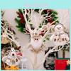 European Style Christmas Decorations Set Featuring Adorable Snowman Santa And Reindeer Ornaments