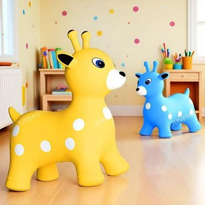 Ciervo Caballo Hinchable Musical Rebotador Juguete para Niños
