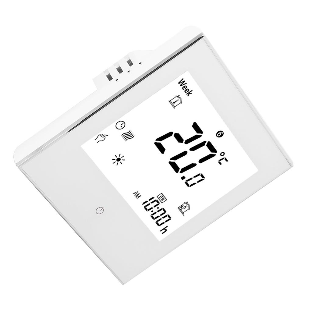 Heating Room Thermostat Weekly Programmable LCD Display Touching Screen 5A AC110‑230V