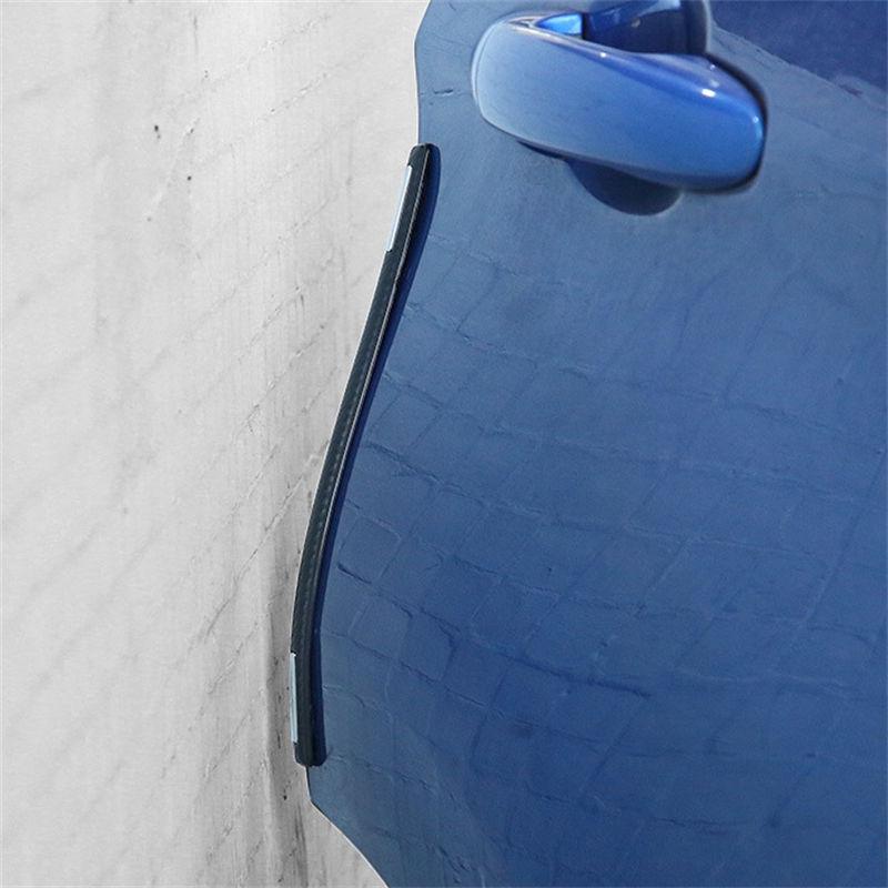 4pcs Car Accessories Bumper Corner Guard Cover Anti Scratch Protector Carbon Fiber Pattern Sticker