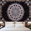 Polyester Boho Mandala Butterfly Floral Tapestry, Cottagecore Aesthetic Wall Hanging, Bedroom Dorm Home Decor, Gift