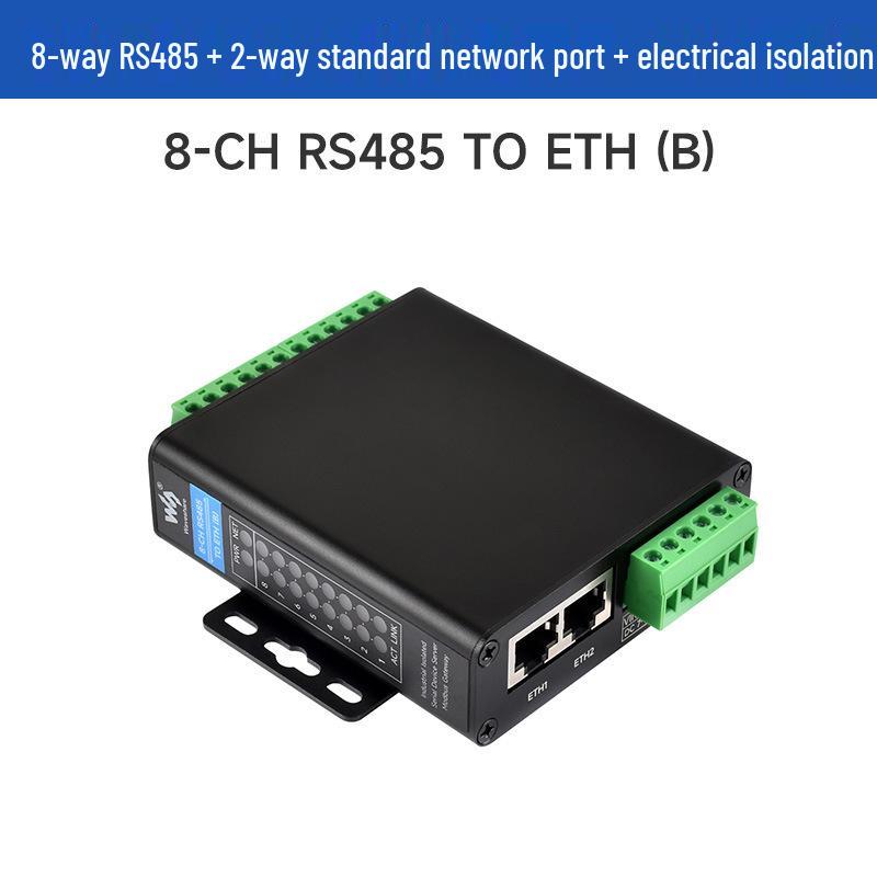 

8-Port RS485 to Ethernet Modbus Gateway