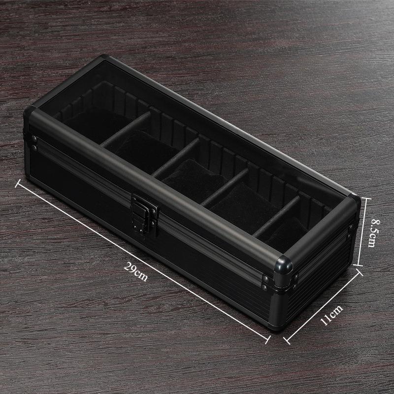 

Transparent Glass Watches Display Box Mechanical Watch Storage Boxes Watch Household Watches Organizer Cases Portable Watch Case