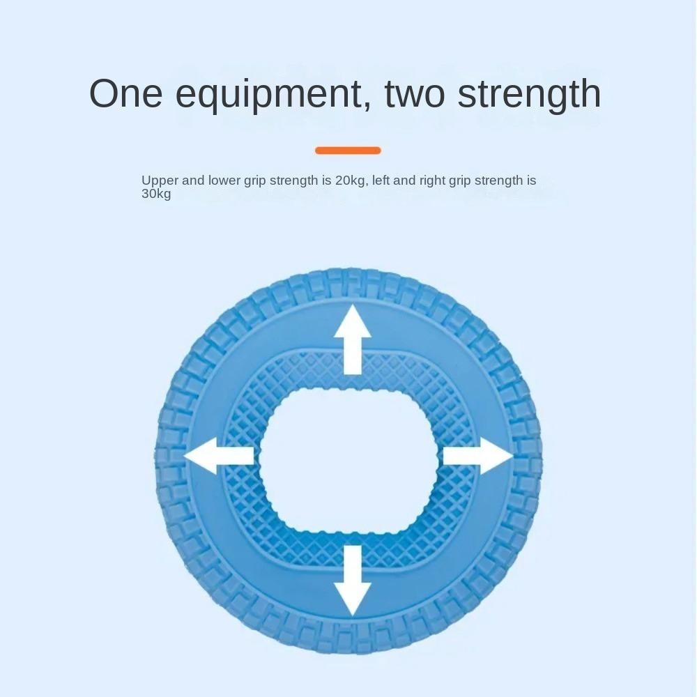2 Resistance Levels Hand Muscle Strengthener Silicone Hand Grip Ring Wrist
