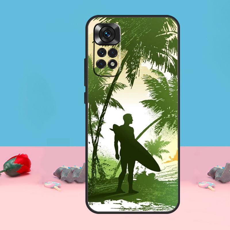 Surf Surfing Cover For Xiaomi Redmi Note 14 13 12 9 10 11 Pro 10S 11S 12S Case For Redmi 14C 10C 12C 13C