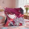 Rosaria Genshin Game Cushion Cover Short Plush Pillow Case Room Sofa Cushion Covers Home Decor Funda
