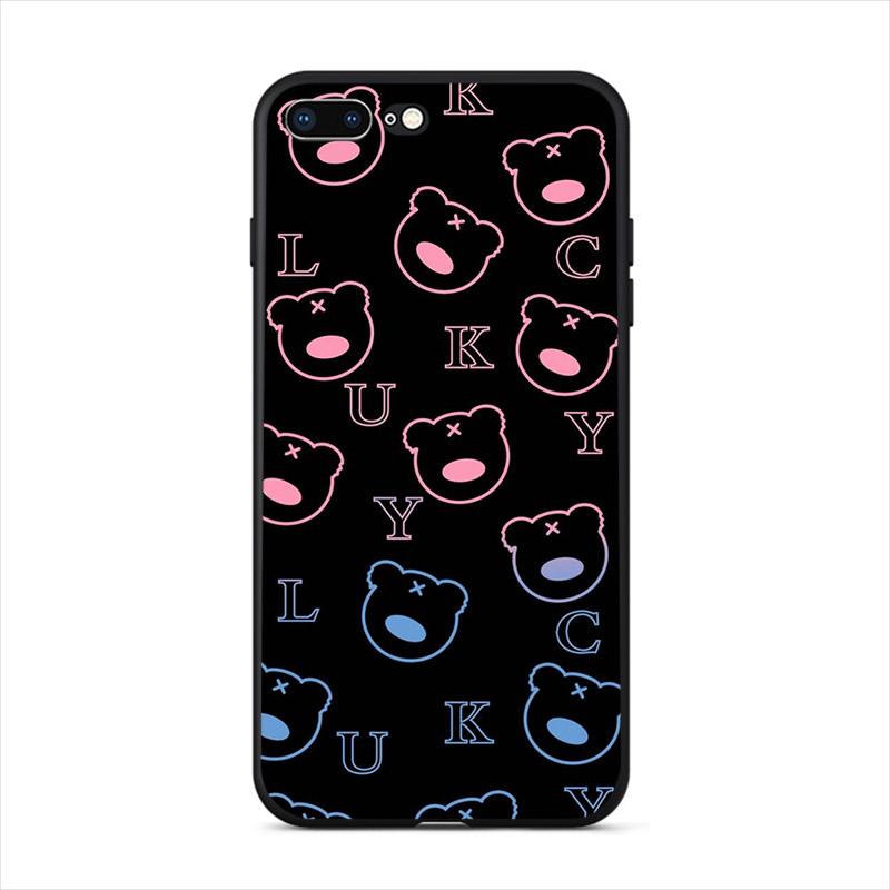 Funny Unique Cartoon Bear Phone Case For Iphone 13 12 Mini 11 Pro Max 6S 7 8 Plus X XR Hard Cover XS SE 2020 5 Cute Mobile Shell