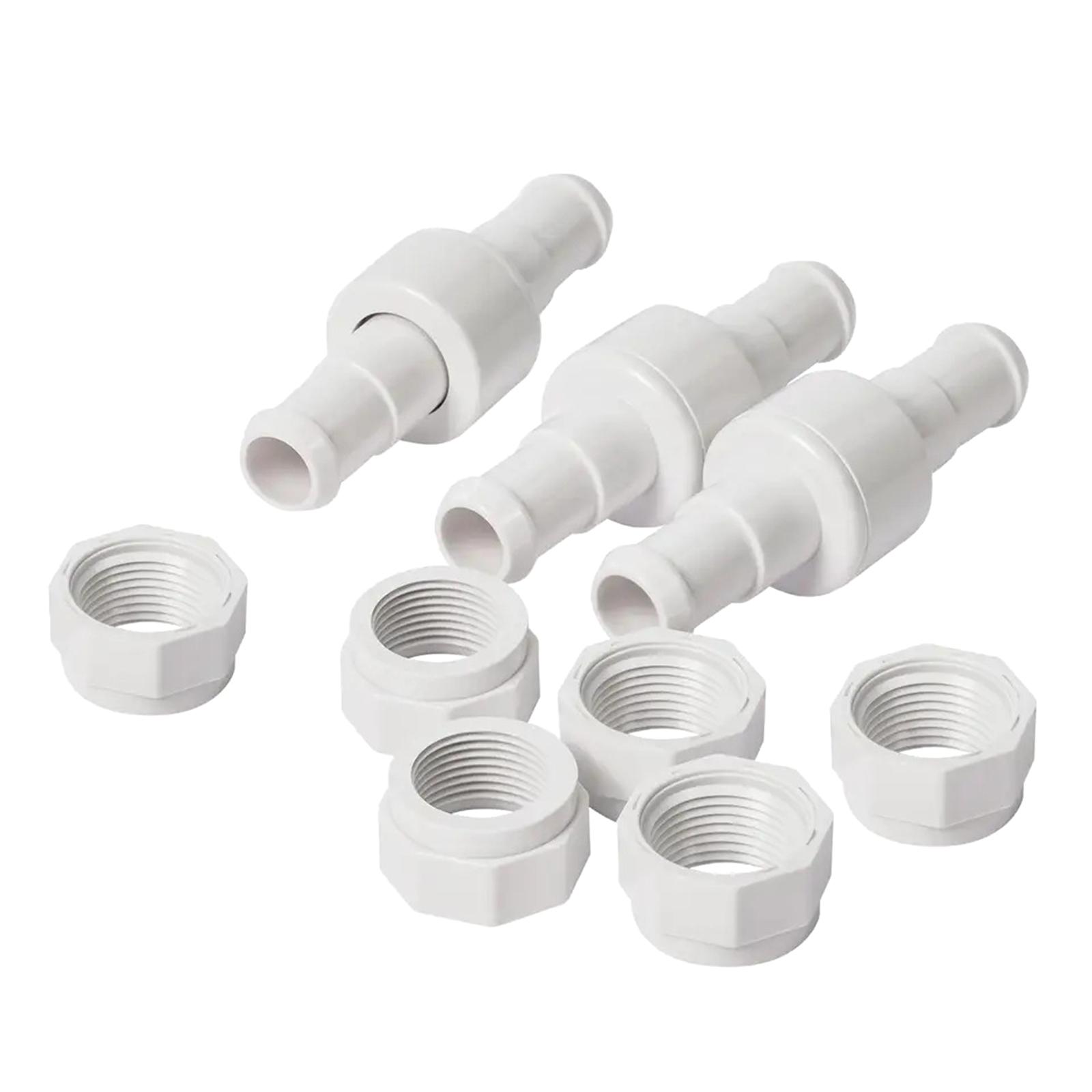 

3 шт. Шарниры с шарикоподшипниками для очистителя бассейна D20 Шарниры с шарикоподшипниками для шланга Запасные шарниры для шланга для 180 280 380 3900