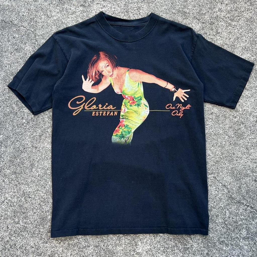 Gloria Estefan ‘One Night Only Cotton Black All Size Unisex Shirt