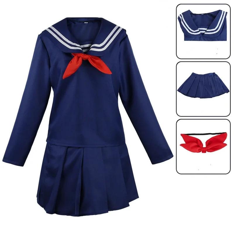 HAni Anime My Hero Academia Himiko Toga Cosplay Costume JK Uniform Skirts Sweater Coat Halloween Christmas Clothes Wom Ww