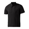 Men's Summer T-shirt British Loose Striped Solid Color Short-sleeved Lapel Top