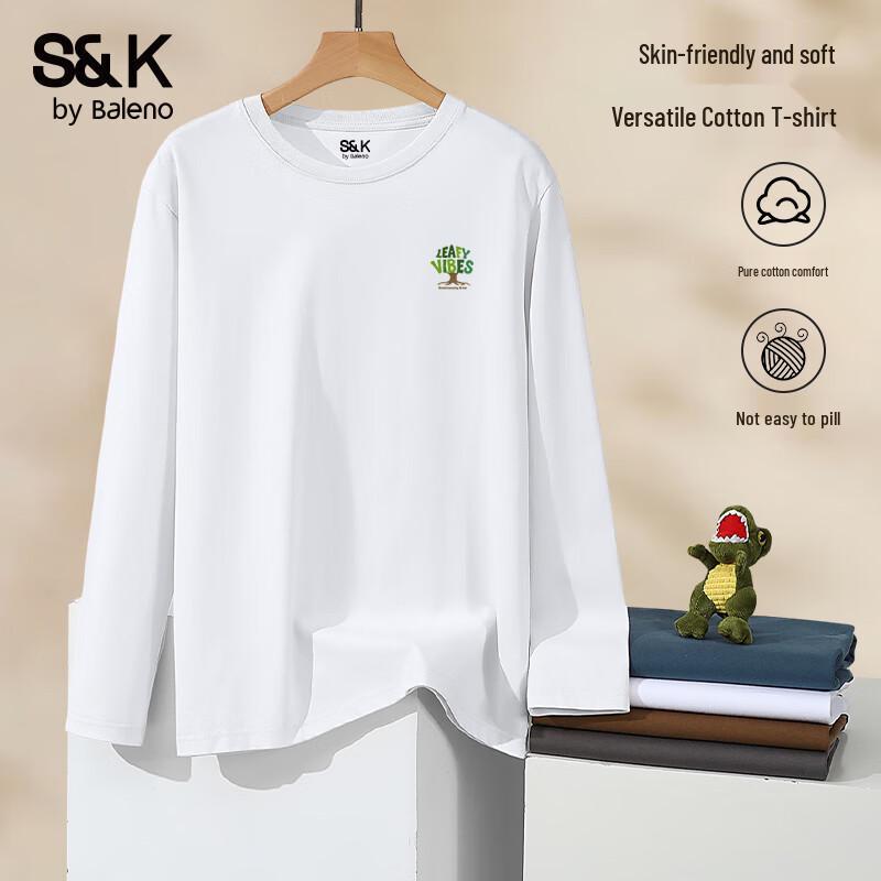 

Baleno Men s S&K Pure Cotton Long Sleeve T-Shirt XL