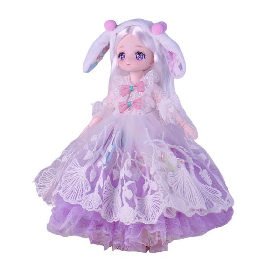 30CM 45663 Ball Jointed Doll with Clothes Princess Lolita Dress BJD Doll Collectable Posable