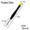 Hardened S2 Star Screwdriver Set for Mobile Phones & Computers (Bits T2-T6)
